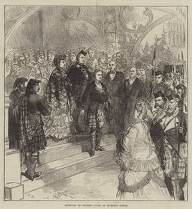 Recepção da Princesa Luísa no Castelo de Inverary